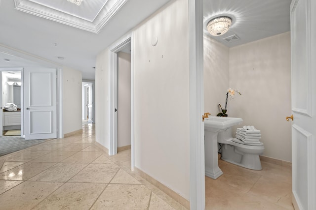 570 Ocean Dr Unit 1302, Juno Beach, FL 33408 - hall featuring baseboards