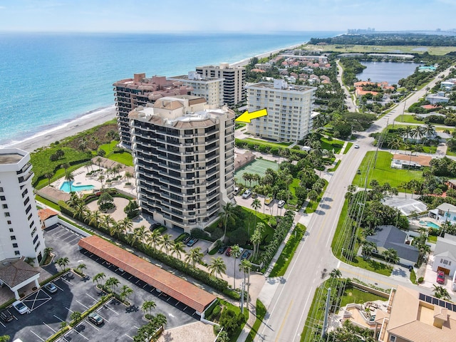 570 Ocean Dr Unit 1302, Juno Beach, FL 33408 - bird's eye view of a large body of water and apartment complex