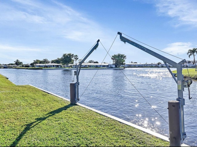 view of water feature