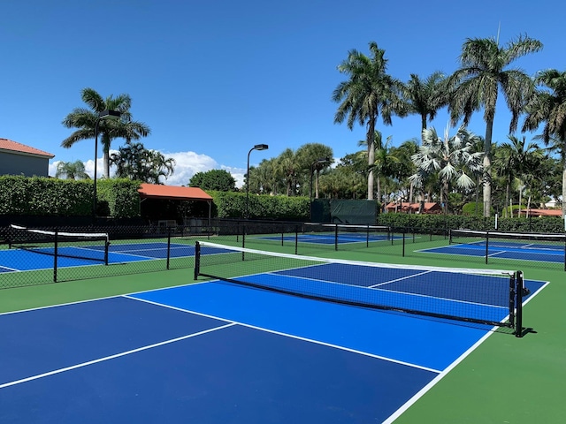 view of sport court