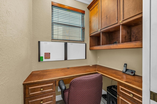 6189 Island Walk Unit A, Boca Raton, FL 33496 - office with a textured wall and built in desk