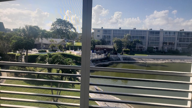 view of water feature