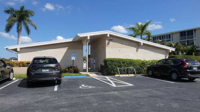 view of car parking