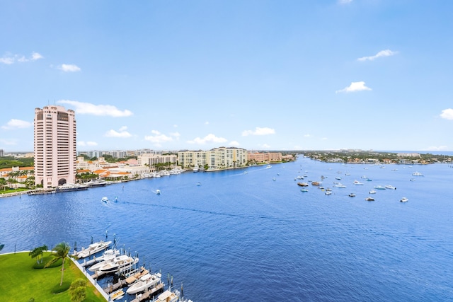 875 E Camino Real Unit 16H & G, Boca Raton, FL 33432 - water view featuring nearby urban area