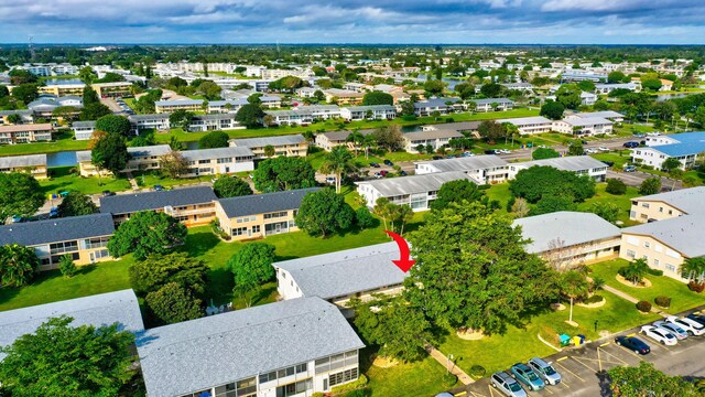 drone / aerial view featuring a residential view