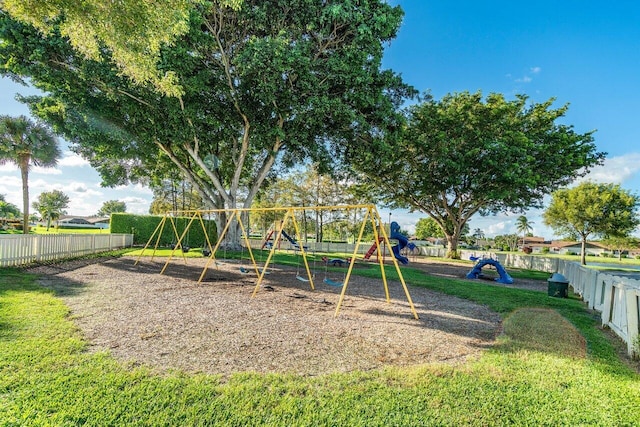 view of jungle gym