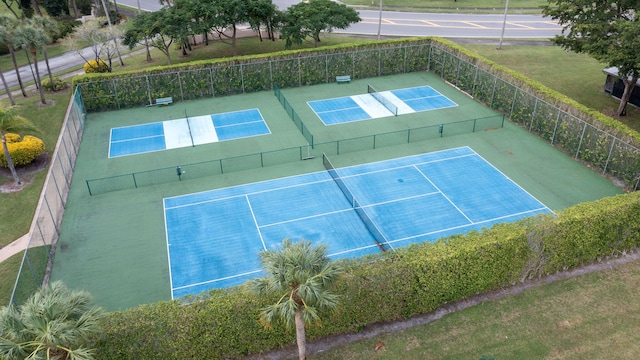 view of tennis court