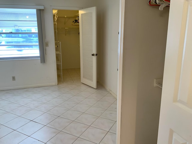 interior space featuring tile patterned floors