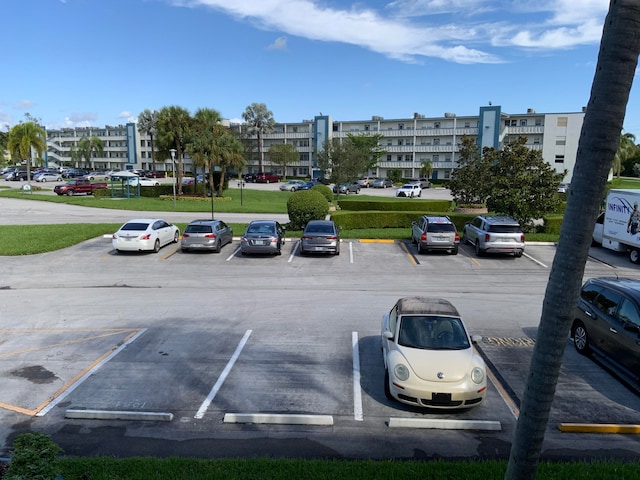 view of parking / parking lot