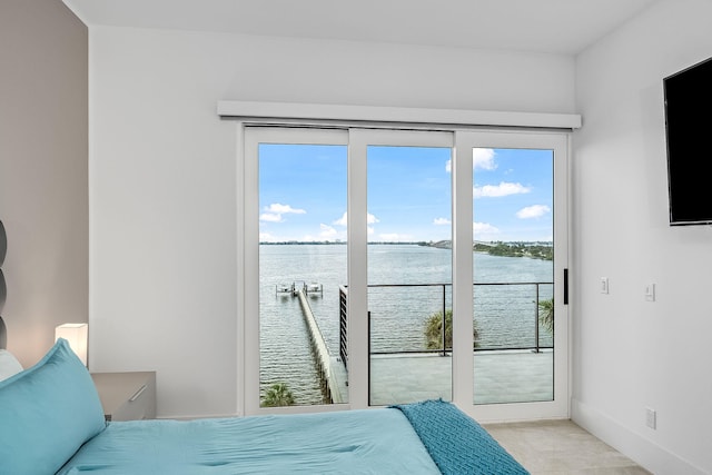 bedroom featuring multiple windows