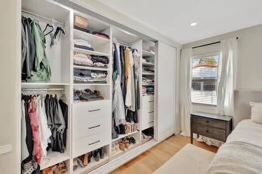 view of closet