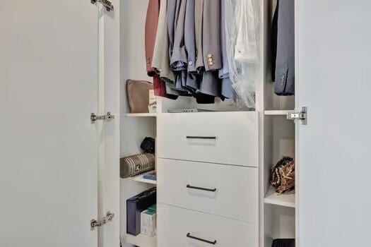 view of closet