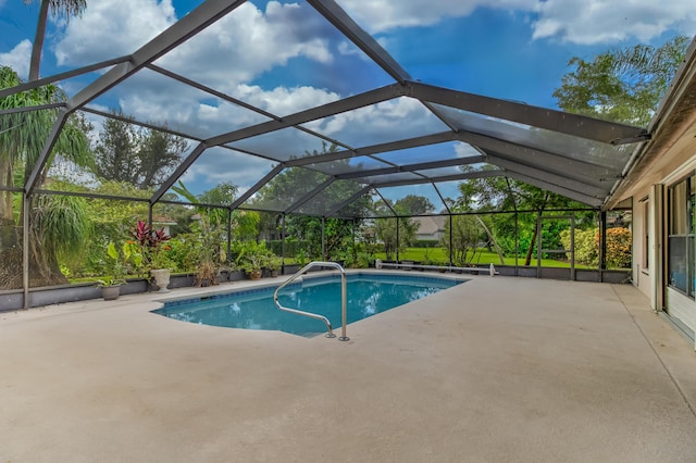 1138 SW Greenbriar Cv, Port Saint Lucie, FL 34986 - outdoor pool with a patio and a lanai