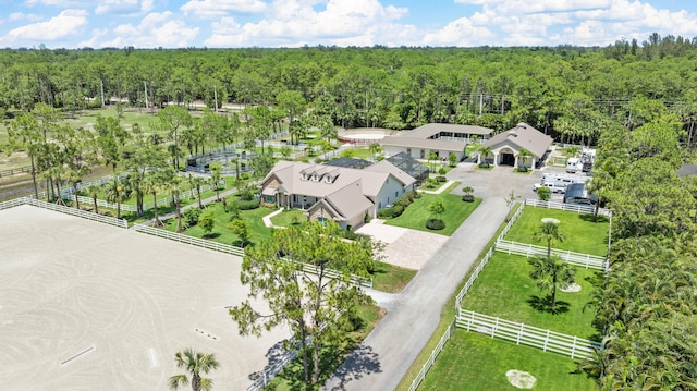 1464 Stallion Dr, Loxahatchee, FL 33470 - drone / aerial view of a heavily wooded area