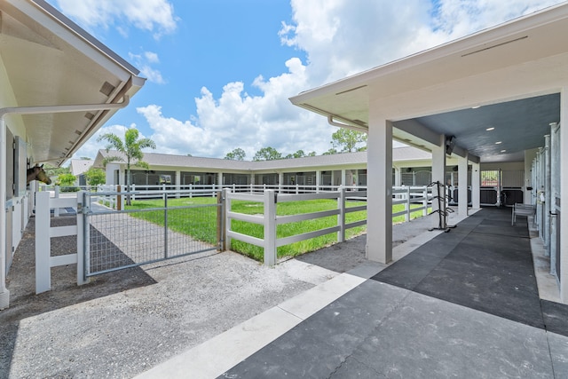 1464 Stallion Dr, Loxahatchee, FL 33470 - view of horse barn