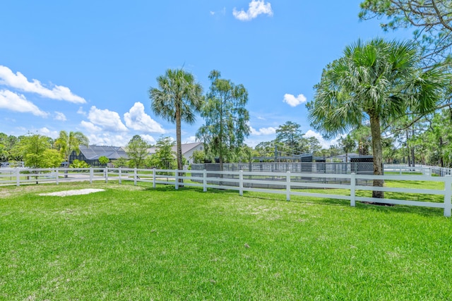 1464 Stallion Dr, Loxahatchee, FL 33470 - view of grassy yard featuring an exterior structure