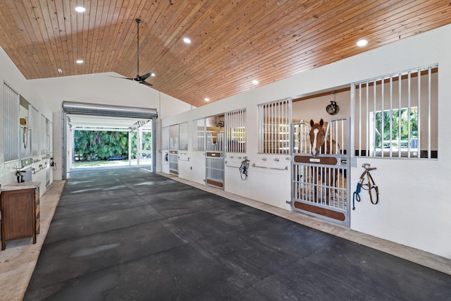 1464 Stallion Dr, Loxahatchee, FL 33470 - view of horse barn