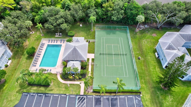3200 SE Aster Ln Unit S-102, Stuart, FL 34994 - drone / aerial view of a pool area