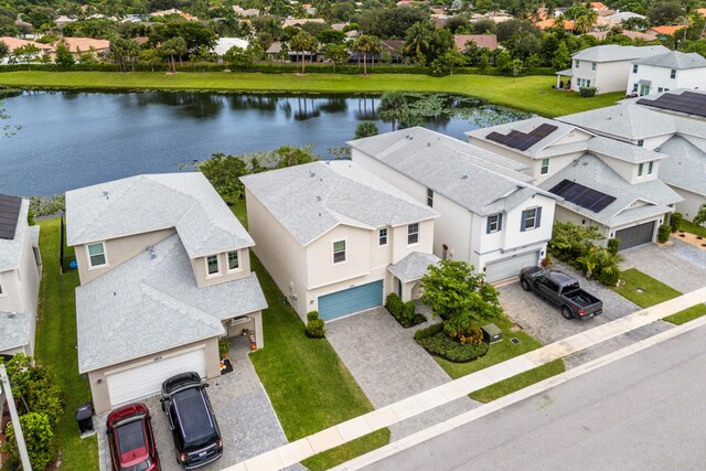 1822 Lake Cove Dr, Lake Worth Beach, FL 33460 - aerial view of residential area with a nearby body of water