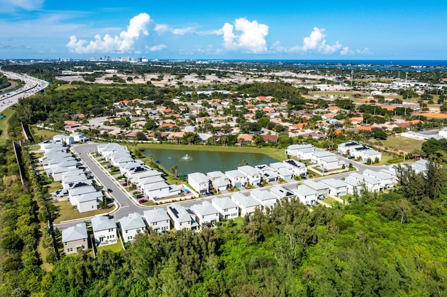 1822 Lake Cove Dr, Lake Worth Beach, FL 33460 - aerial view of residential area with a large body of water