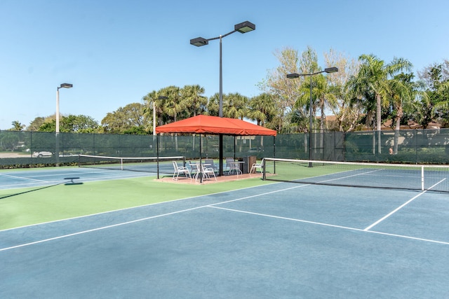 view of sport court with basketball court