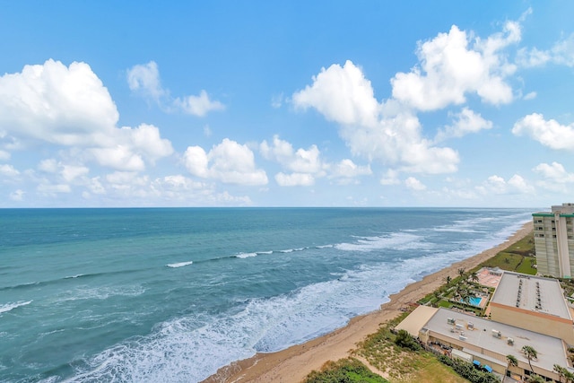 water view with a beach view