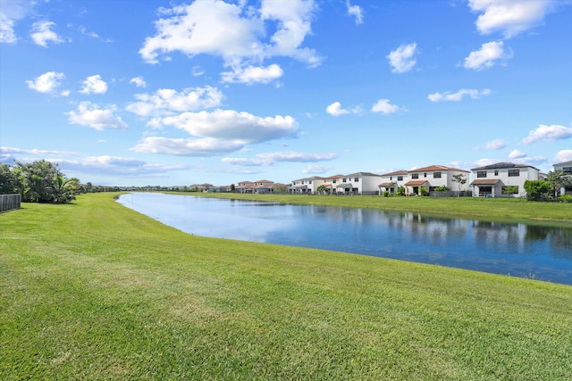 property view of water