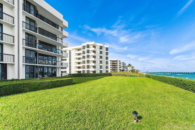 view of property featuring a water view