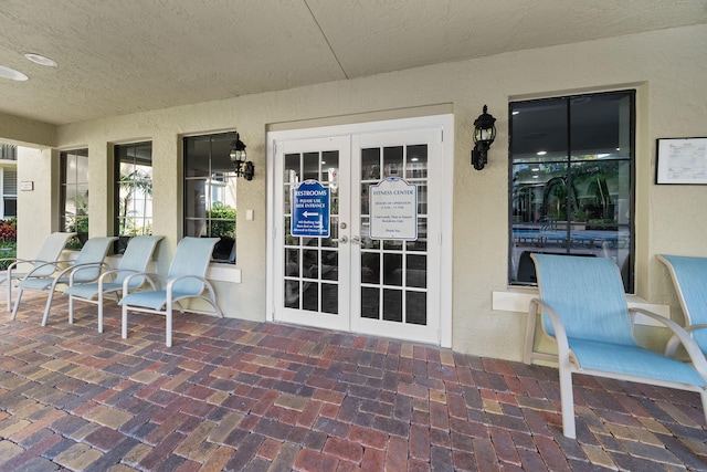 view of patio / terrace with french doors