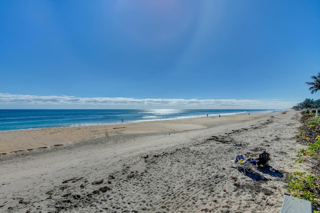 5540 N Ocean Blvd Unit 204, Ocean Ridge, FL 33435 - water view featuring nearby beach