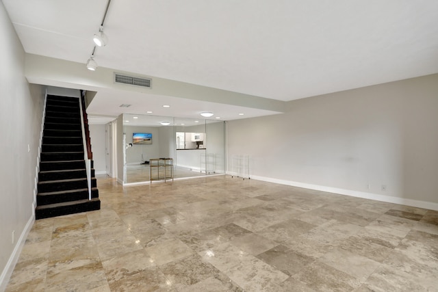 view of unfurnished living room