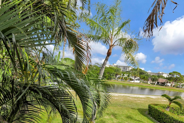 view of water feature