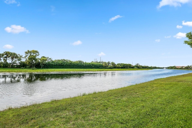 property view of water