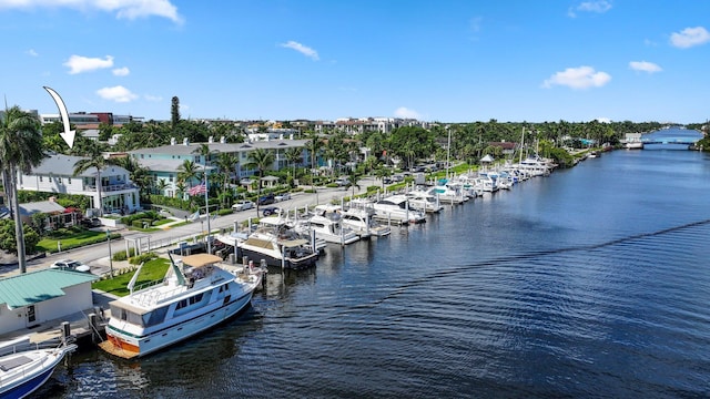 property view of water