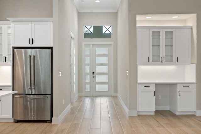 entryway featuring light hardwood / wood-style floors