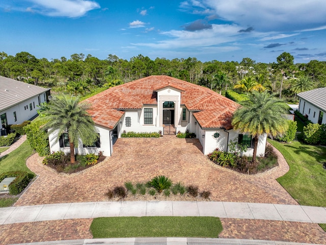 view of mediterranean / spanish-style home