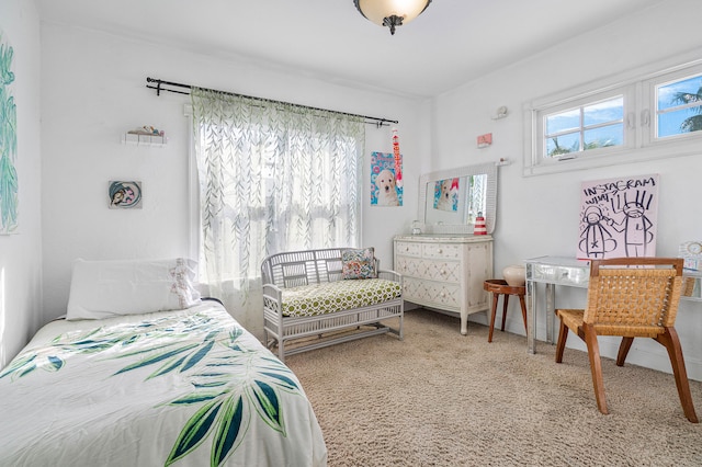 bedroom featuring carpet floors