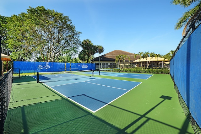 view of sport court with basketball court