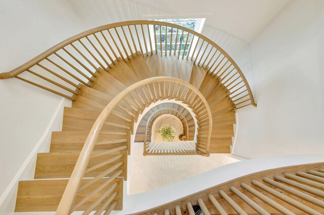 view of staircase