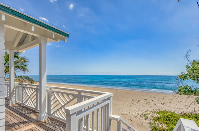 water view with local beach