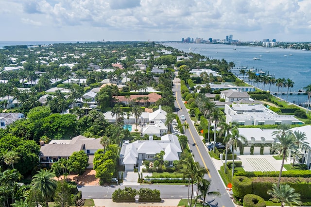 284 Monterey Rd, Palm Beach, FL 33480 - aerial perspective of suburban area with a large body of water