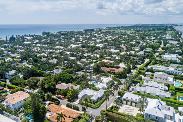 284 Monterey Rd, Palm Beach, FL 33480 - aerial perspective of suburban area featuring a nearby body of water
