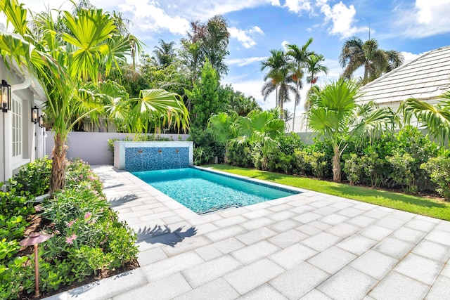 284 Monterey Rd, Palm Beach, FL 33480 - view of pool featuring a patio and a fenced backyard