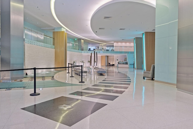 lobby with visible vents