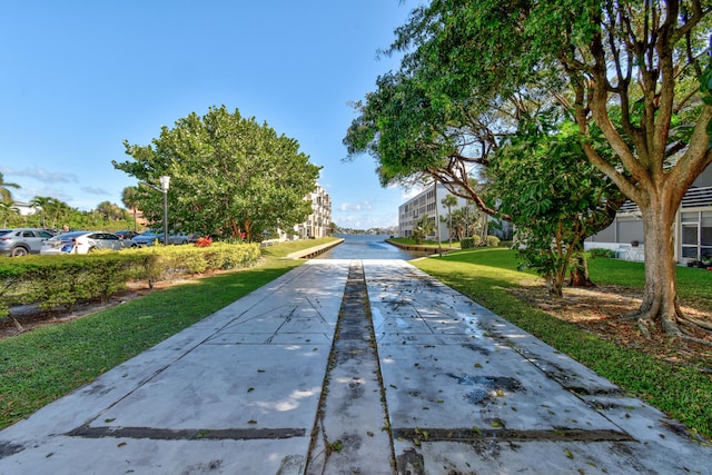 view of road