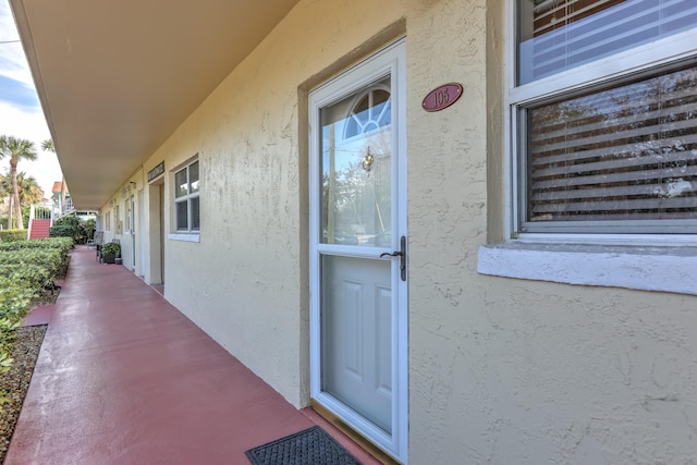 view of property entrance