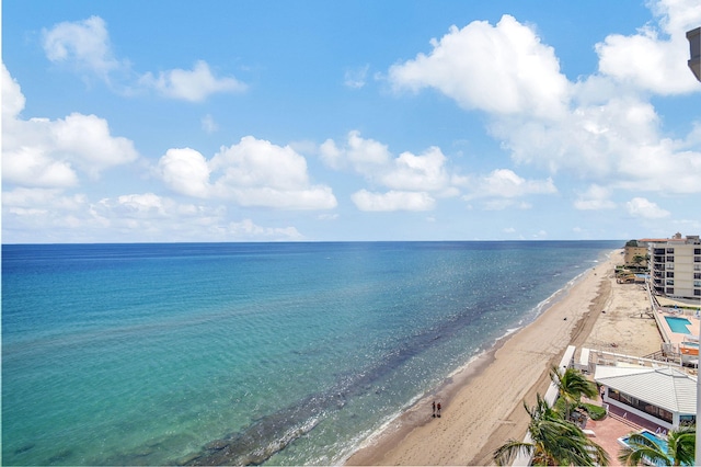 water view with a beach view