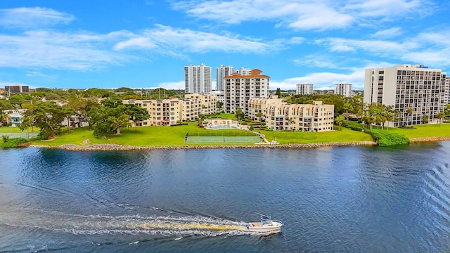 property view of water