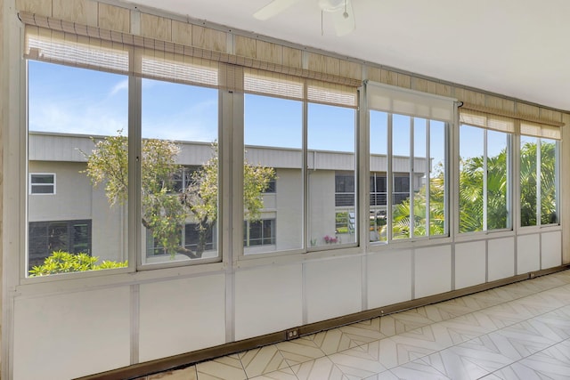 124 Capri C, Delray Beach, FL 33484 - view of unfurnished sunroom