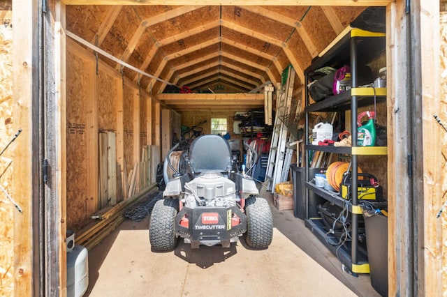 view of storage